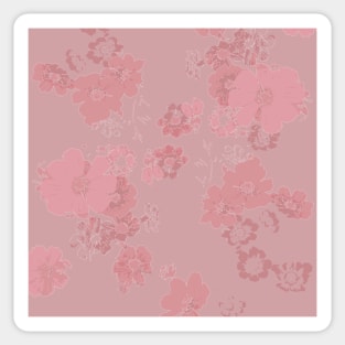 Pink flowers Sticker